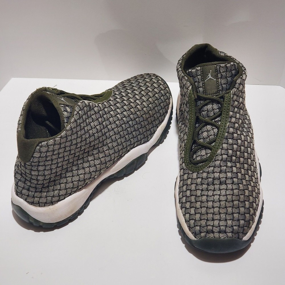 Nike Air Jordan Future BG Olive Canvas Youth Size 4.5Y (656504-305)